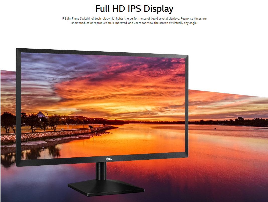 LG 24in Class Full HD IPS LED Monitor with AMD FreeSync 24MK430H